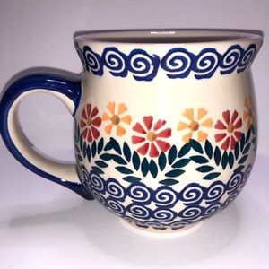 New Bolesławiec Polish pottery Bubble Mug